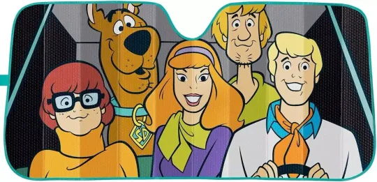 Discover Scooby-Doo Accordion Sunshade for Car, Truck & amp