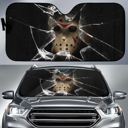 Discover Jason Halloween  Car Sun Shade, Movie Auto Sunshade