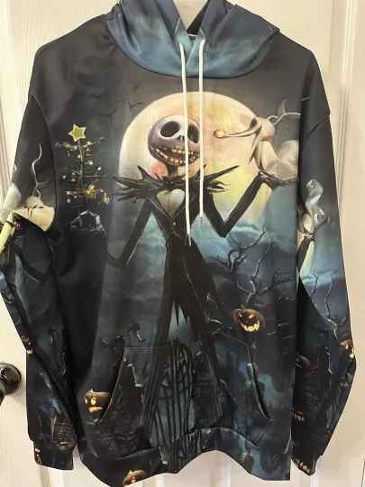 Jack Skellington Nightmare Before Christmas 3D HOODIE All Over Print