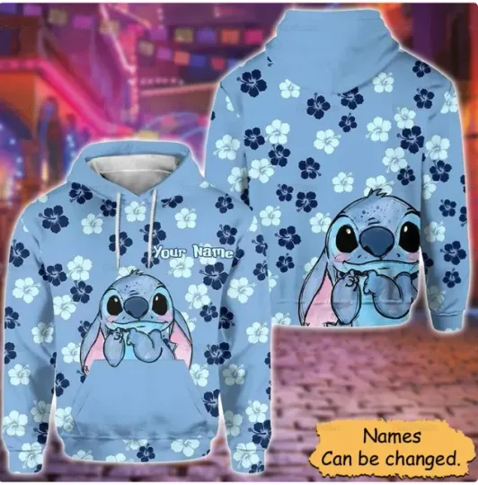 Discover Funny Stitch 3D HOODIE HALLOWEEN GIFT CHRISTMAS GIFT BEST PRICE OVER PRINT