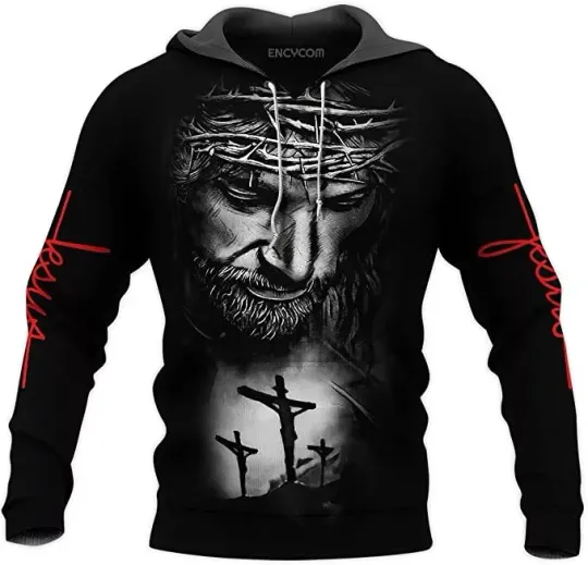 Jesus Faith Over Fear Christian Shirt 3D Hoodie Christmas Gift Size Best Price