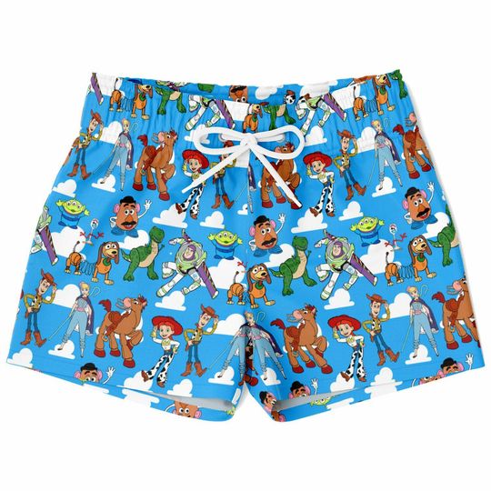 Discover Toy Story Shorts, Woody and Buzz Boys Disney Men's Beach Shorts