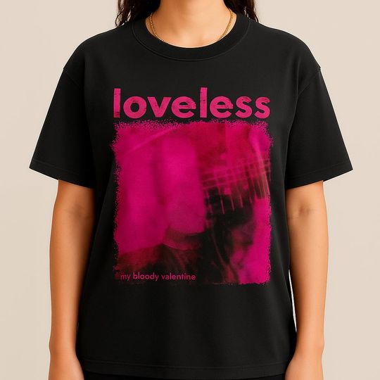 My Bloody Valentine Loveless T Shirt  Shoegaze Band Fan Tee