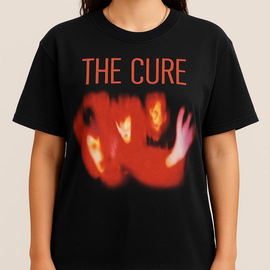 The Cure Pornography Album Shirt  80s Goth Band Tee