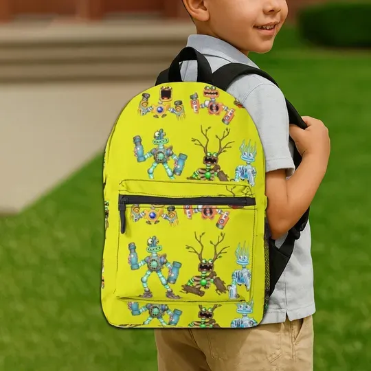 Discover My Singing Monsters Wubbox Backpack, Back To School Gift, Fun Robot Character Bookbag