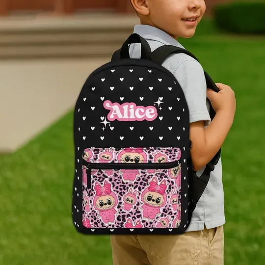 Labubu Backpack, Girl Backpack, Back to School Gift