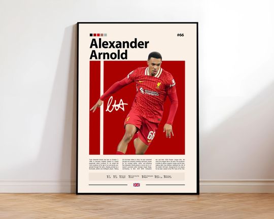 Discover Trent Alexander-Arnold Poster, Liverpool, Soccer Gifts, Sports Poster, Football Player Poster, Soccer Wall Art, Sports Bedroom Posters