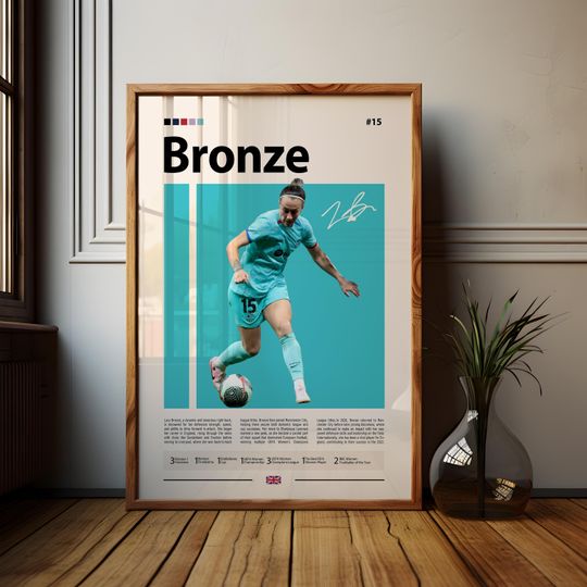 Discover Lucy Bronze Poster, England, Barcelona, Football, Poster