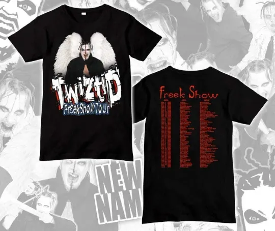Discover TWIZTID Freek Show Tour 2 sided T-shirt