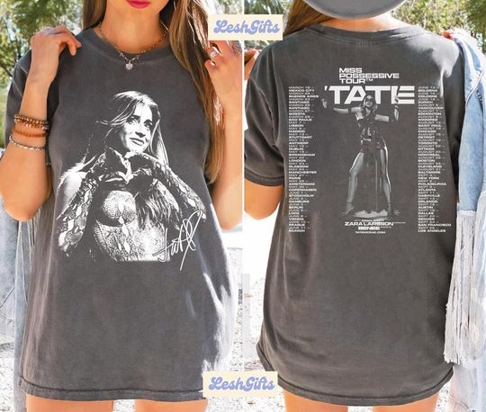 Tate McRae Miss Possessive Tour 2025 Two Sides Shirt, Tate McRae Concert Shirt, Tate McRae Merch, Tate McRae Shirt, Tate Mcrae Fan Tee