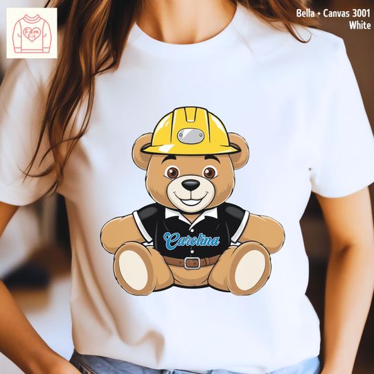 Discover Carolina Football Bear Shirt, Panther Gameday Family Tee