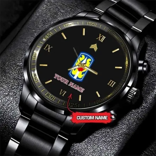 Discover Army Watch, Army 199Th Light Infantry Brigade Custom Black Fashion Watch Proudly