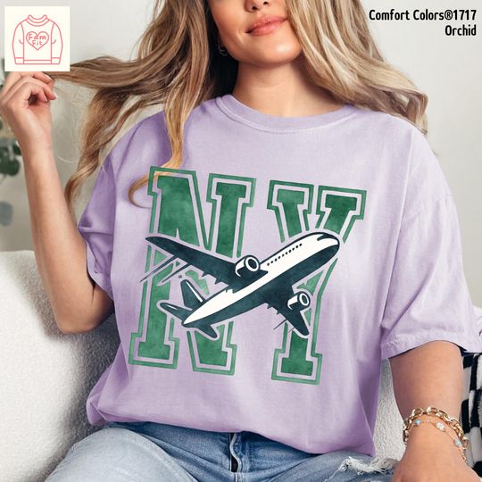 Discover New York Football Team Jet T-Shirt, Football Gameday Shirt