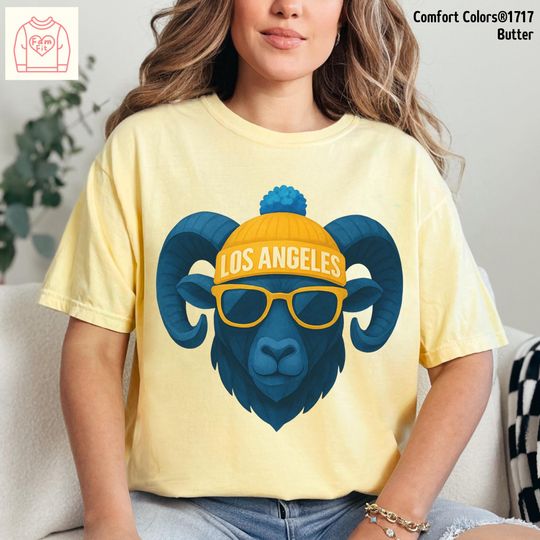 Discover Los Angeles Football Team Ram T-Shirt, Football Gameday Shirt