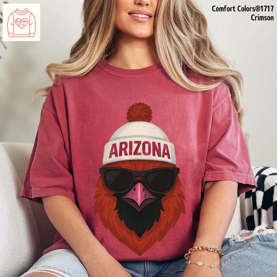 Arizonna Football Team Cardinal T-Shirt, Football Gameday Shirt
