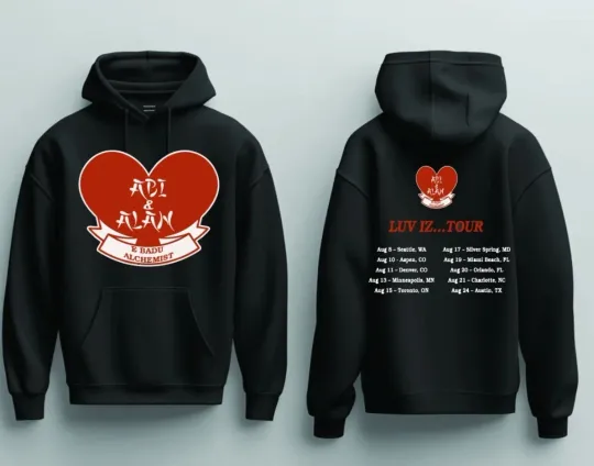 The Alchemist x Erykah Badu Abi & Alan Pullover Tour Hoodie