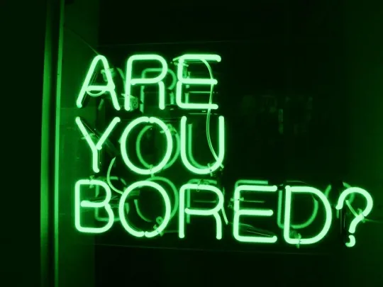 Discover Are You Bored Green Acrylic 17" Neon Light Sign Lamp Bedroom Room Wall Decor
