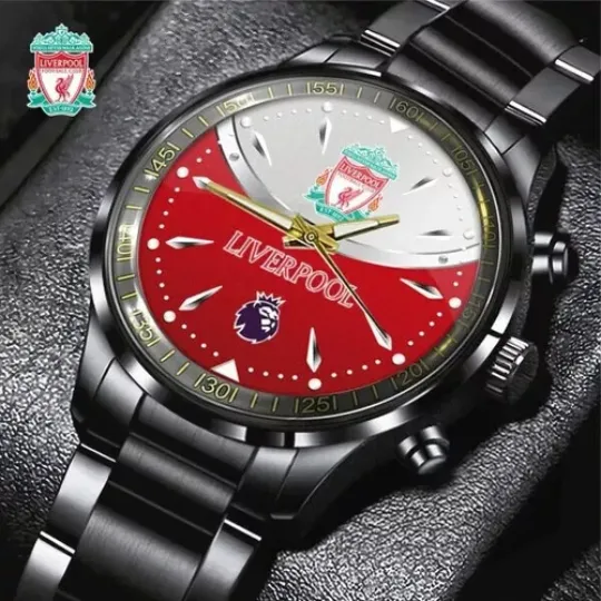 Discover Liverpool Black Stainless Steel Watch - Best Gift For Fans