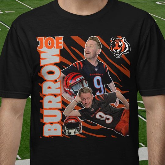 Joe Burrow Football Fan Unisex T-Shirt Cincinnati Bengals Game Day Shirt