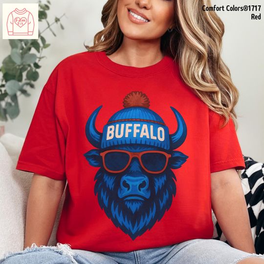 Discover Comfort Colors Buffalo Tshirt - Buffalo Watercolor Tee, Football Gameday Shirt