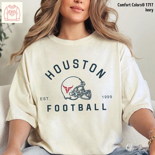 Houston Football Team Texan T-Shirt, Football Gameday Shirt