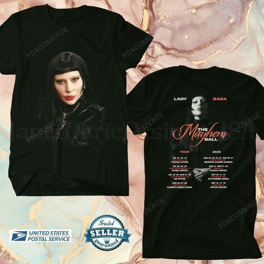 Discover Ld ga The Mayhem Ball North America Tour 2025 T-Shirt