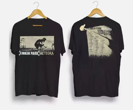Discover Linkin Park Meteora 2004 World Tour Shirt Vintage Y2K
