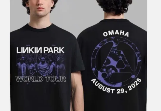 Discover Linkin Park Omaha Nebraska From Zero World Tour 2025 On August 29 2025 T-Shirt