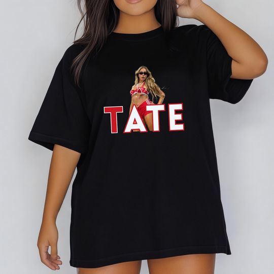 Tate McRae Unisex Cotton Tee, Miss possessive Tour Shirt, Concert T-Shirt Merch, T8 Fan Gift, It's Ok I'm Ok, Tater Tot, Sports Car, She Ate
