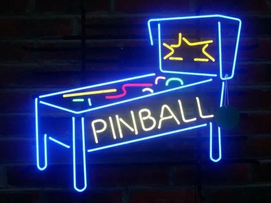 Pinball Game Room Neon Light Sign Beer Gift Lamp Bar Decor