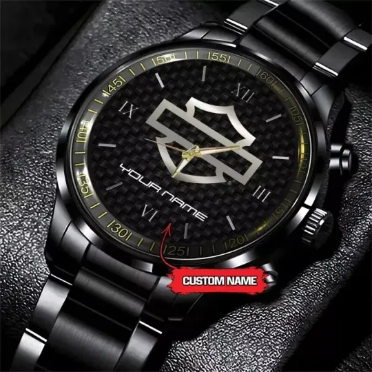 Discover Harley--Davidson Black Fashion Watch Gifts For HD Fans