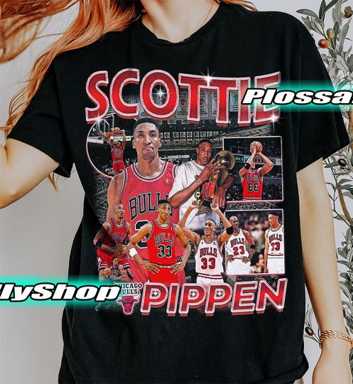 Limited Scottie Pippen Shirt, Vintage 90s Scottie Pippen Legend Basketball Fan Tee Graphic Y2K T-shirt,Gift For Woman and Man Unisex T-Shirt