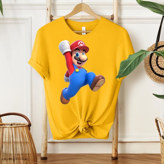 Super Mario Shirt, Mario Character Shirt, Mario Birthday Party Shirt, Mario & Friends Party Shirt