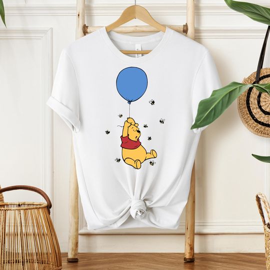 Discover Vintage Pooh Balloon Shirt, Disney Pooh Shirt, Winnie The Pooh Tee, Disney The Pooh Shirt