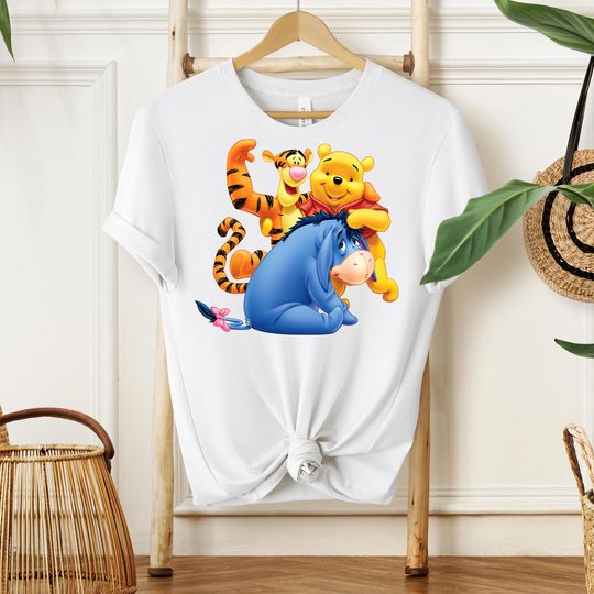 Discover Winnie The Pooh and Friends Shirt, Pooh Balloons Shirt, Disney Pooh T-Shirt, Cute Pooh Bear Shirt