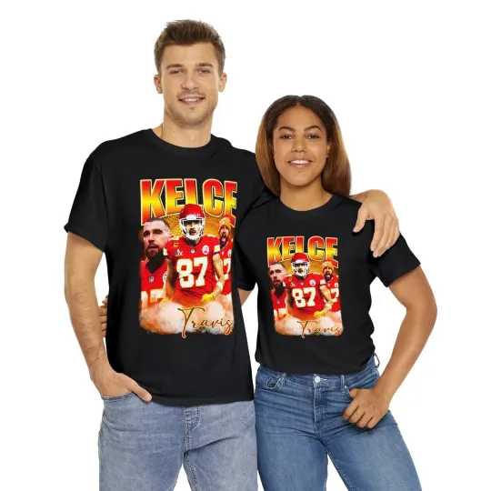 Travis Kelce T-Shirt, America Football Vintage Shirt