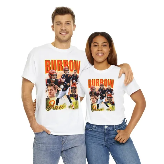 Discover Joe Burrow Shirt, Joe Burrow T-Shirt, Joe Burrow Tee America Football Vintage Ho