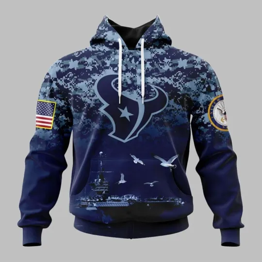 Houston Football Team Texanss 3D Hoodie