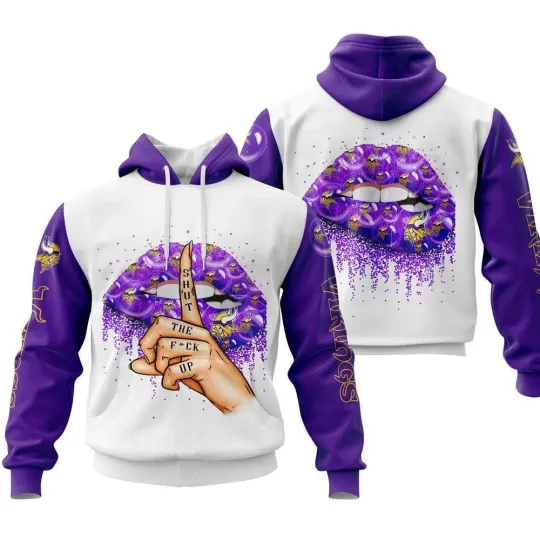 Minnesota Football Team Vikingss 3D Hoodie