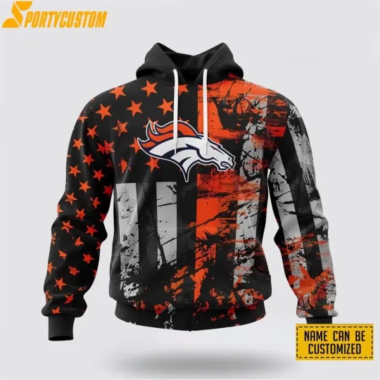 Discover Denver Football Team Broncoss 3D Hoodie
