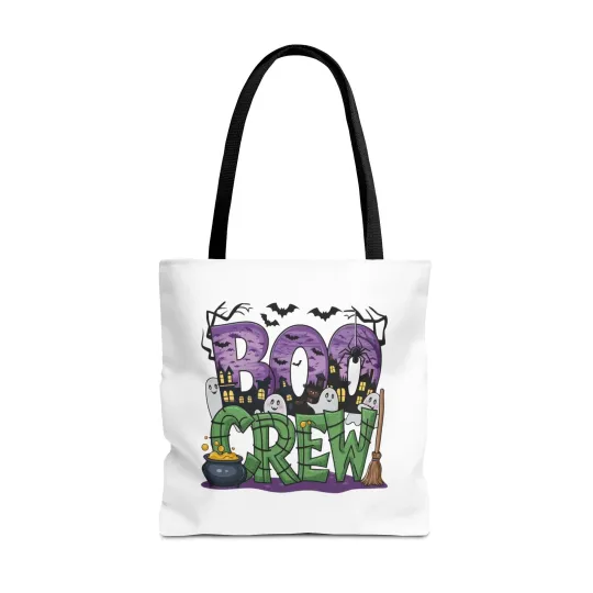 Discover Boo Crew Halloween Tote Bag (AOP)