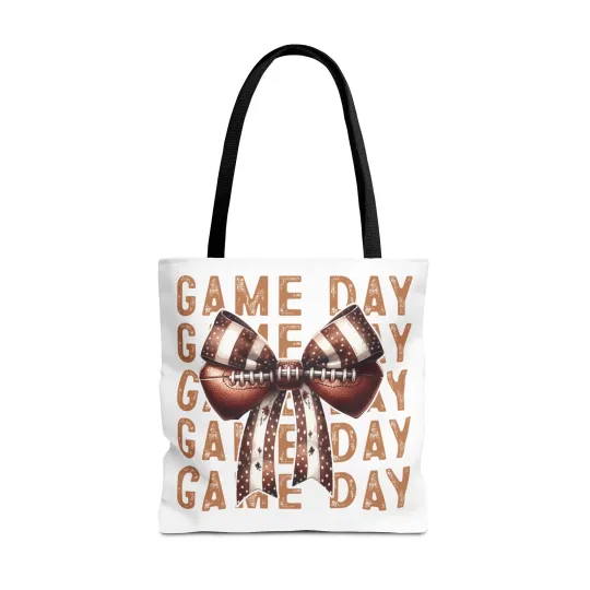 Discover Game Day Football Coquette Tote Bag (AOP)