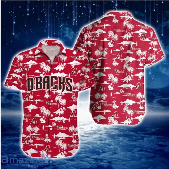 Discover Arizonna Baseball Team Diamondbackss Hawaiian Button Down Shirt Unisex Adults