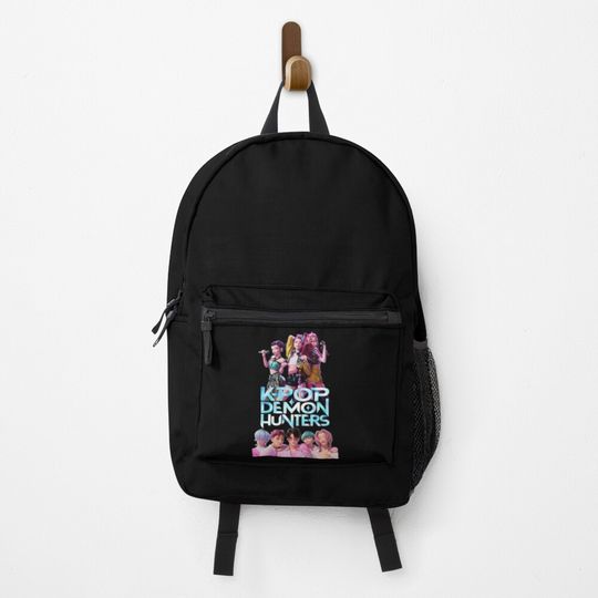 Discover Animated Kpop Films 2025 Logo Musical Fan K-Pop Demon Hunters Backpack