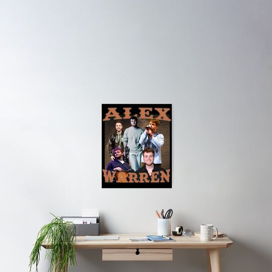 Discover Alex Warren Music Moments Collage Poster