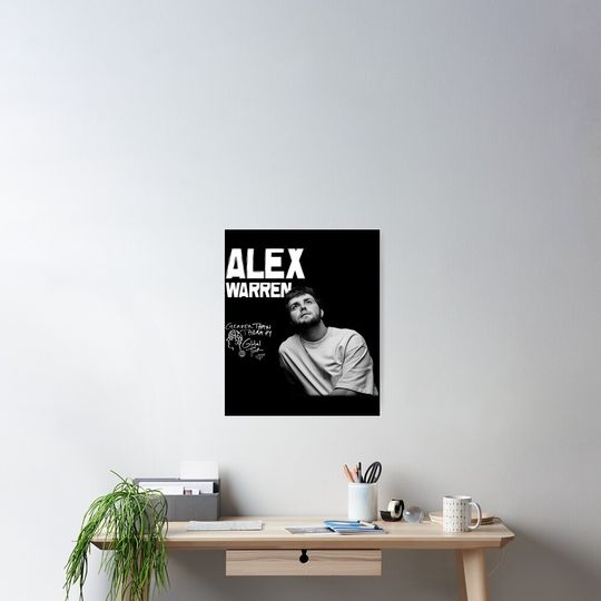 Discover Alex Warren Poster – Colorful Wall Art