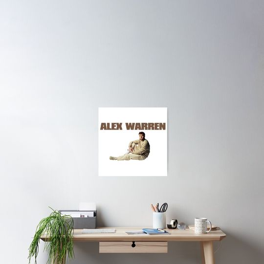 Discover Alex Warren Poster – Pop Artist Wall Print