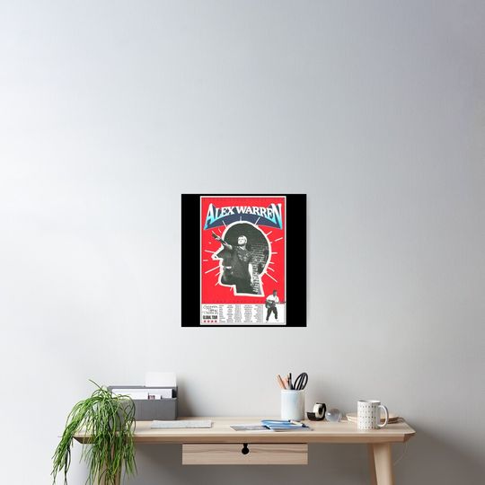 Discover Alex Warren Tour Vintage Poster