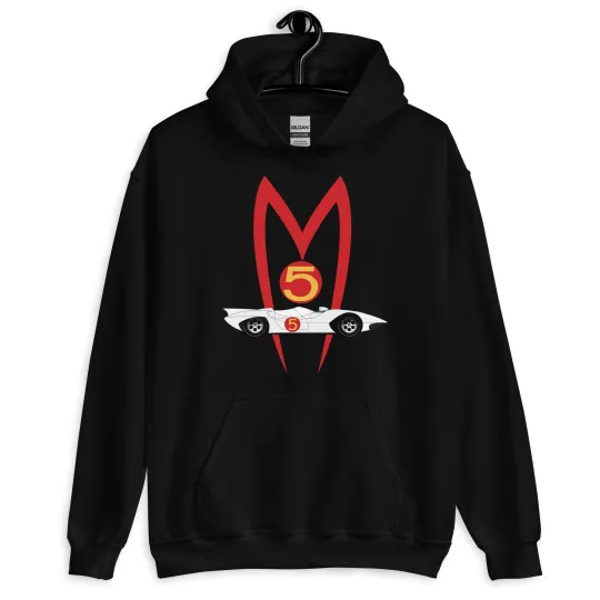 Stylish Mach 5 Speed Racer-Inspired Unisex Hoodie