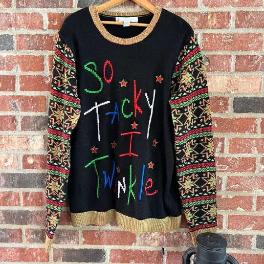 So Tacky I Twinkle Ugly Christmas Sweater